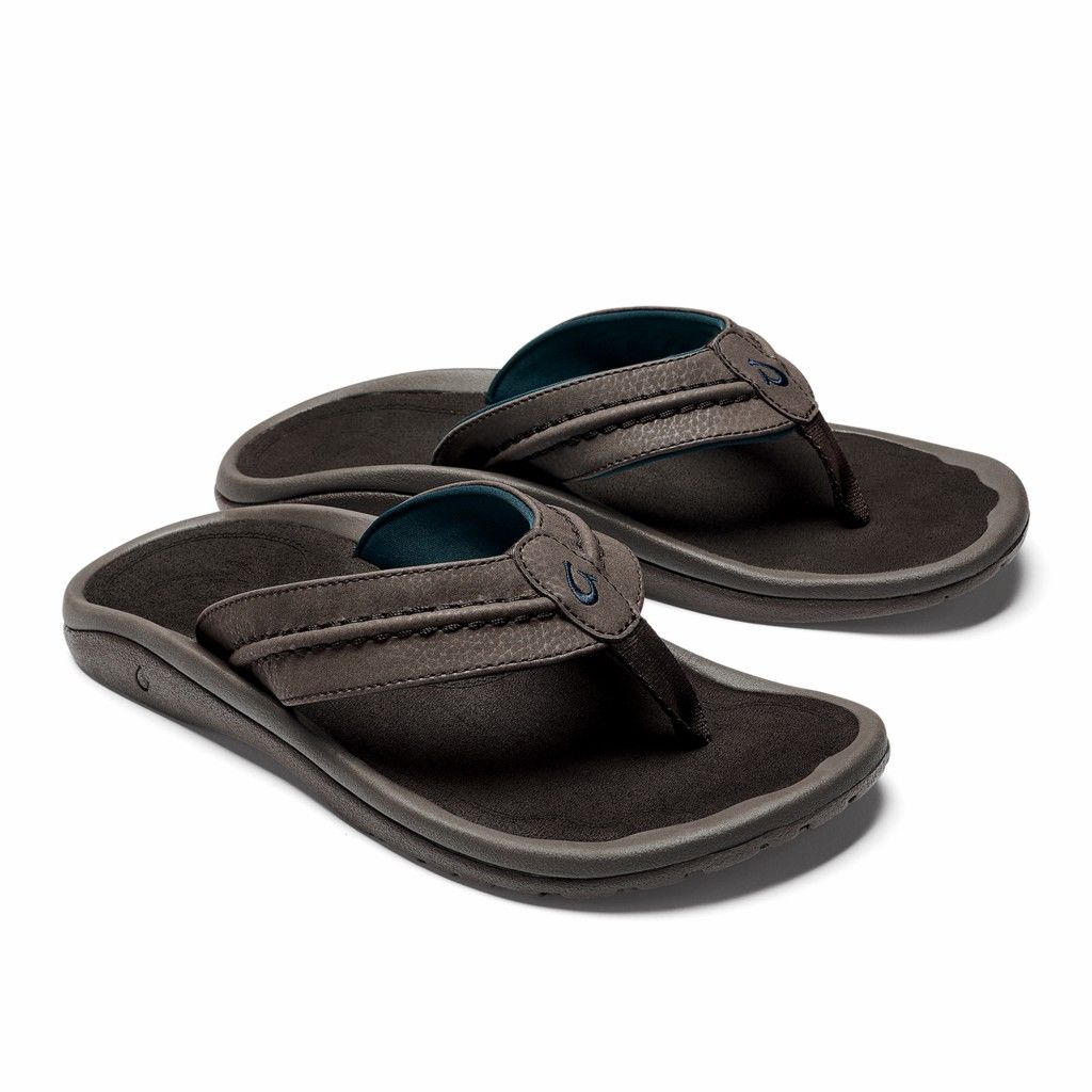 Sandalias Olukai Hokua - Chanclas Hombre Cafes 20147-390